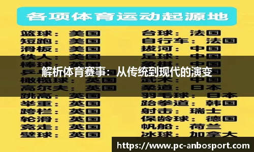 解析体育赛事：从传统到现代的演变